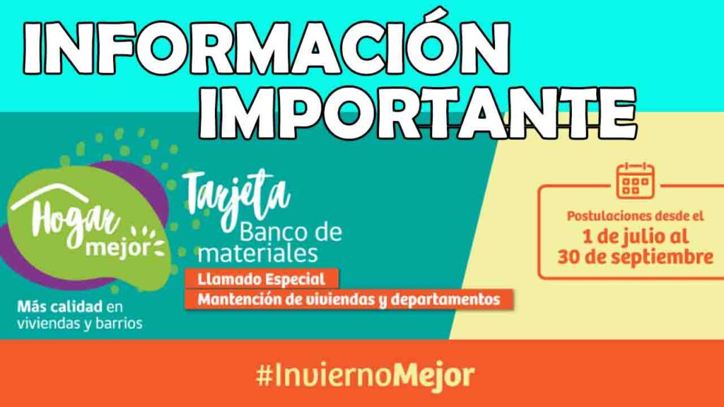tarjeta banco de materiales